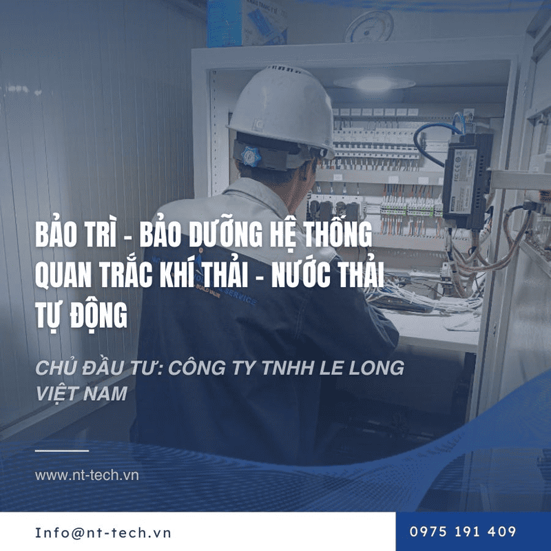 Dịch vụ Quan Trắc Nước Thải Tự Động - Nhất Tín