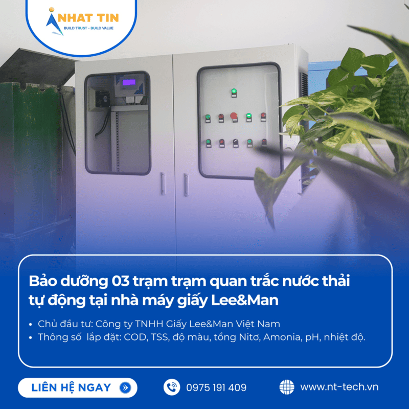 Giải Pháp Quan Trắc Nước Thải Tự Động - Nhất Tín