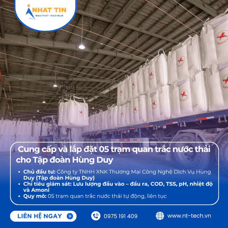 Giải Pháp Quan Trắc Nước Thải Tự Động - Nhất Tín