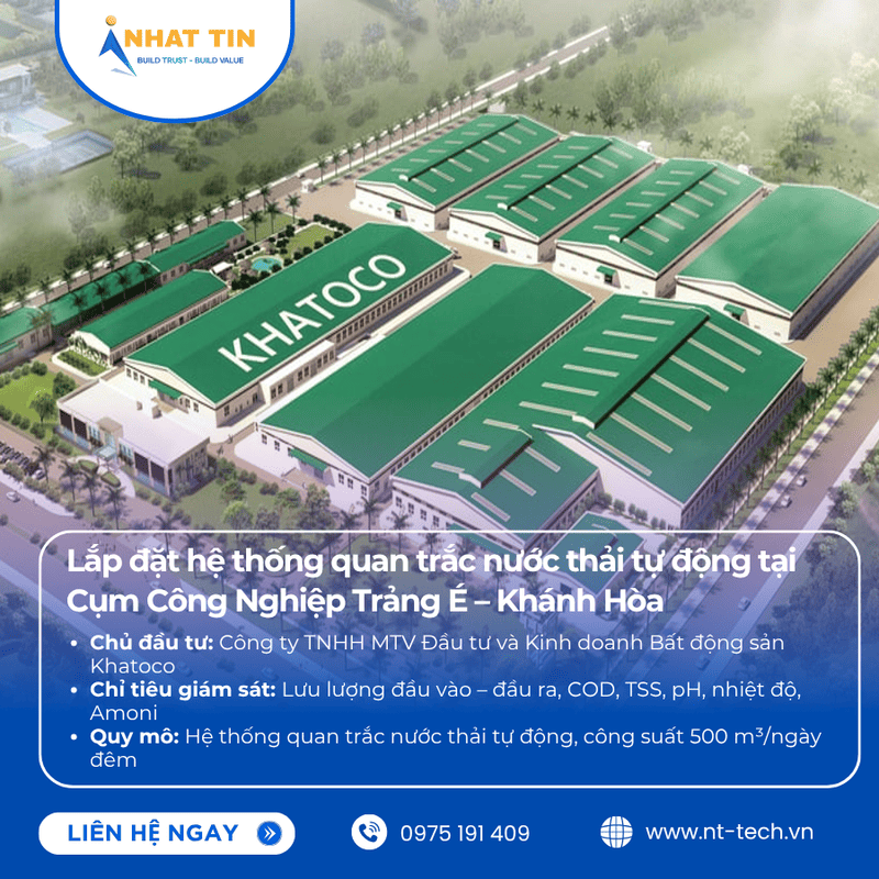 Dịch vụ Quan Trắc Nước Thải Tự Động - Nhất Tín