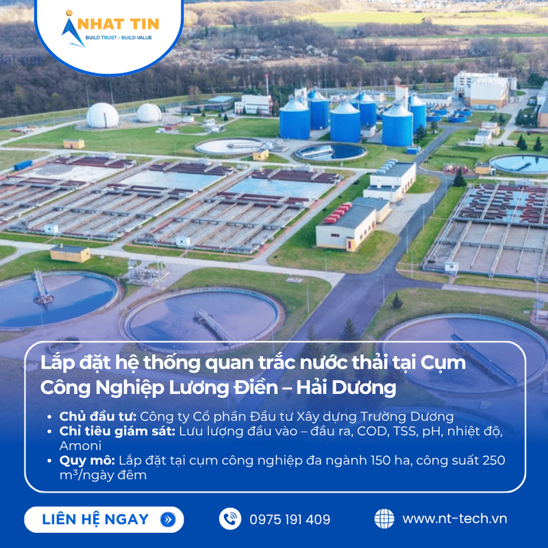 Giải Pháp Quan Trắc Nước Thải Tự Động - Nhất Tín