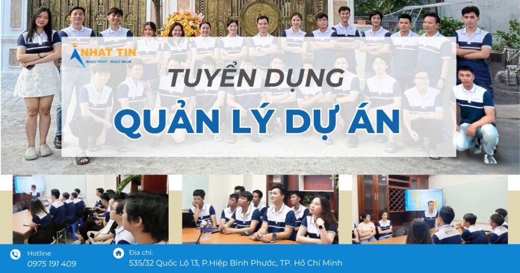 tuyển dụng quản lý dự án