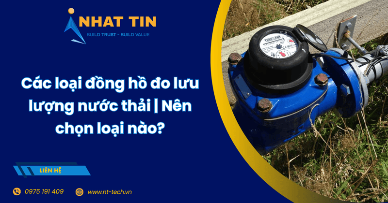 đồng hồ đo lưu lượng nước thải công nghiệp