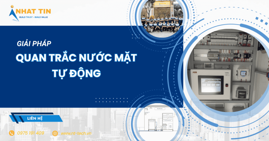 Giải Pháp Quan Trắc Nước Mặt Tự Động - Nhất Tín 1 giải pháp quan trắc nước mặt nhất tín