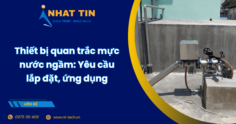 Thiết bị quan trắc mực nước ngầm