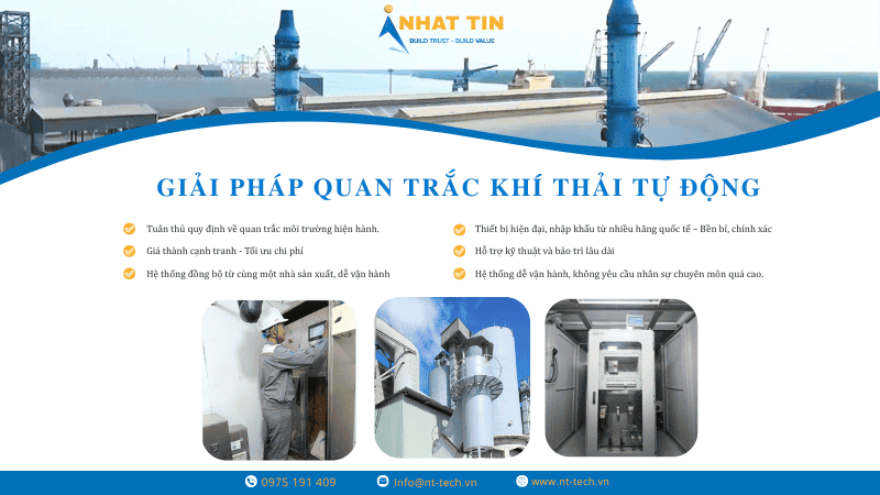 Trạm quan trắc khí thải là gì? Thành phần và cách vận hành trạm 5 trạm quan trắc khí thải