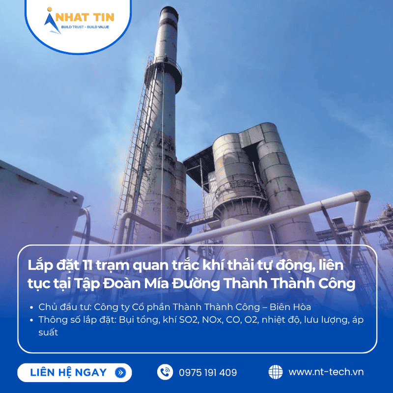 Trạm quan trắc khí thải là gì? Thành phần và cách vận hành trạm 6 trạm quan trắc khí thải tự động