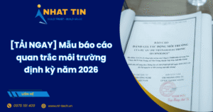 mẫu báo cáo quan trắc môi trường định kỳ