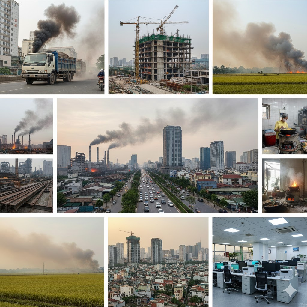 Mức độ ô nhiễm không khí ở Việt Nam 