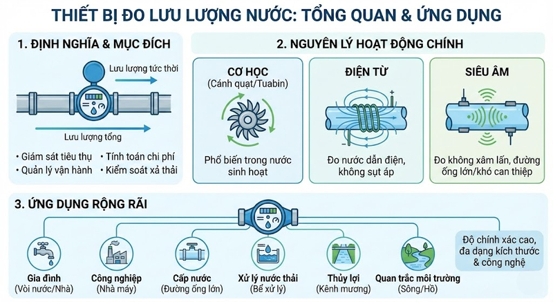 Thiết bị đo lưu lượng nước thải