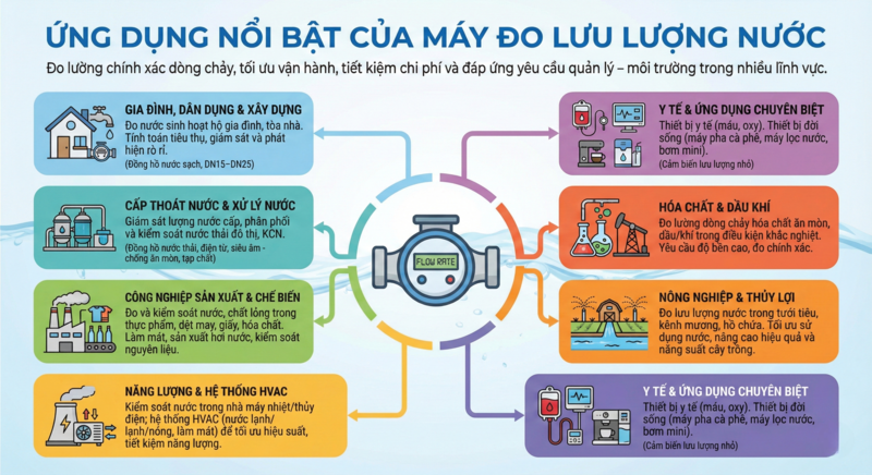 Thiết bị đo lưu lượng nước