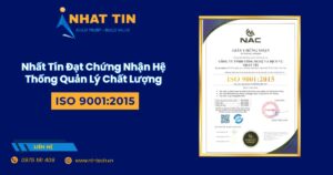 Nhất Tín Đạt Chứng Nhận ISO 9001:2015